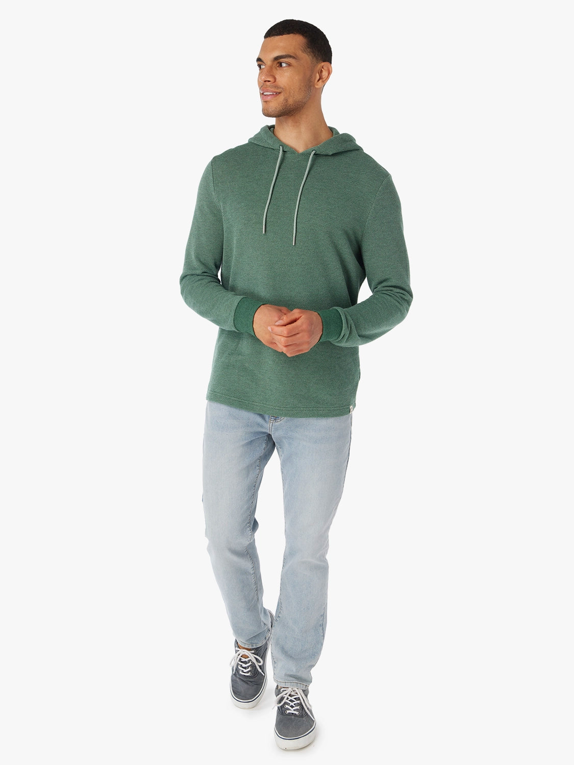 Fair Harbor Tailwind Hoodie - Seapine