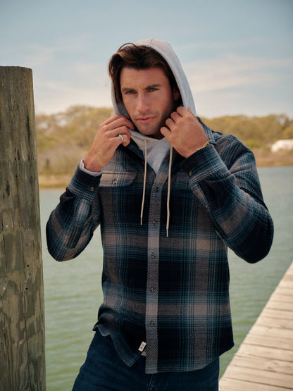 Fair Harbor Tailwind Hoodie - Seapine