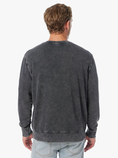 Fair Harbor Saltaire Graphic Crewneck - Black Collegiate