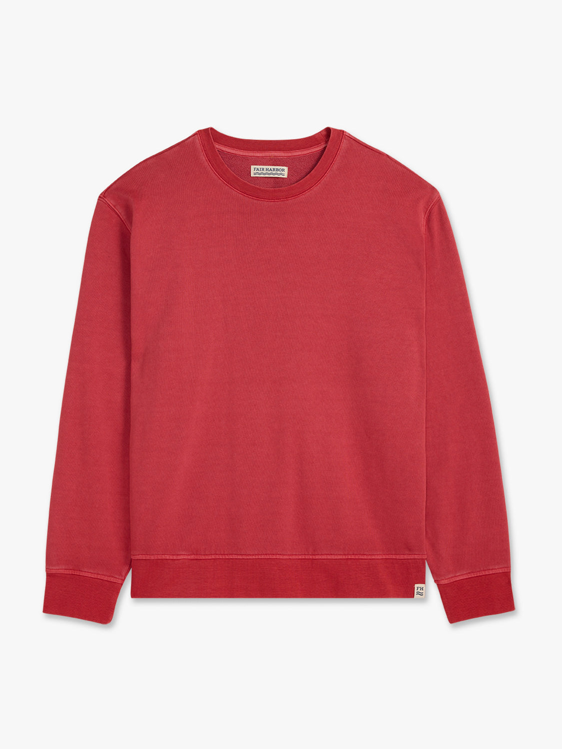 Fair Harbor Saltaire Crewneck - Nautical Red