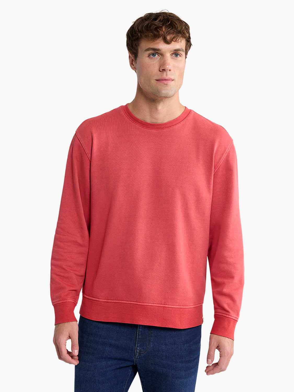 Fair Harbor Saltaire Crewneck - Nautical Red