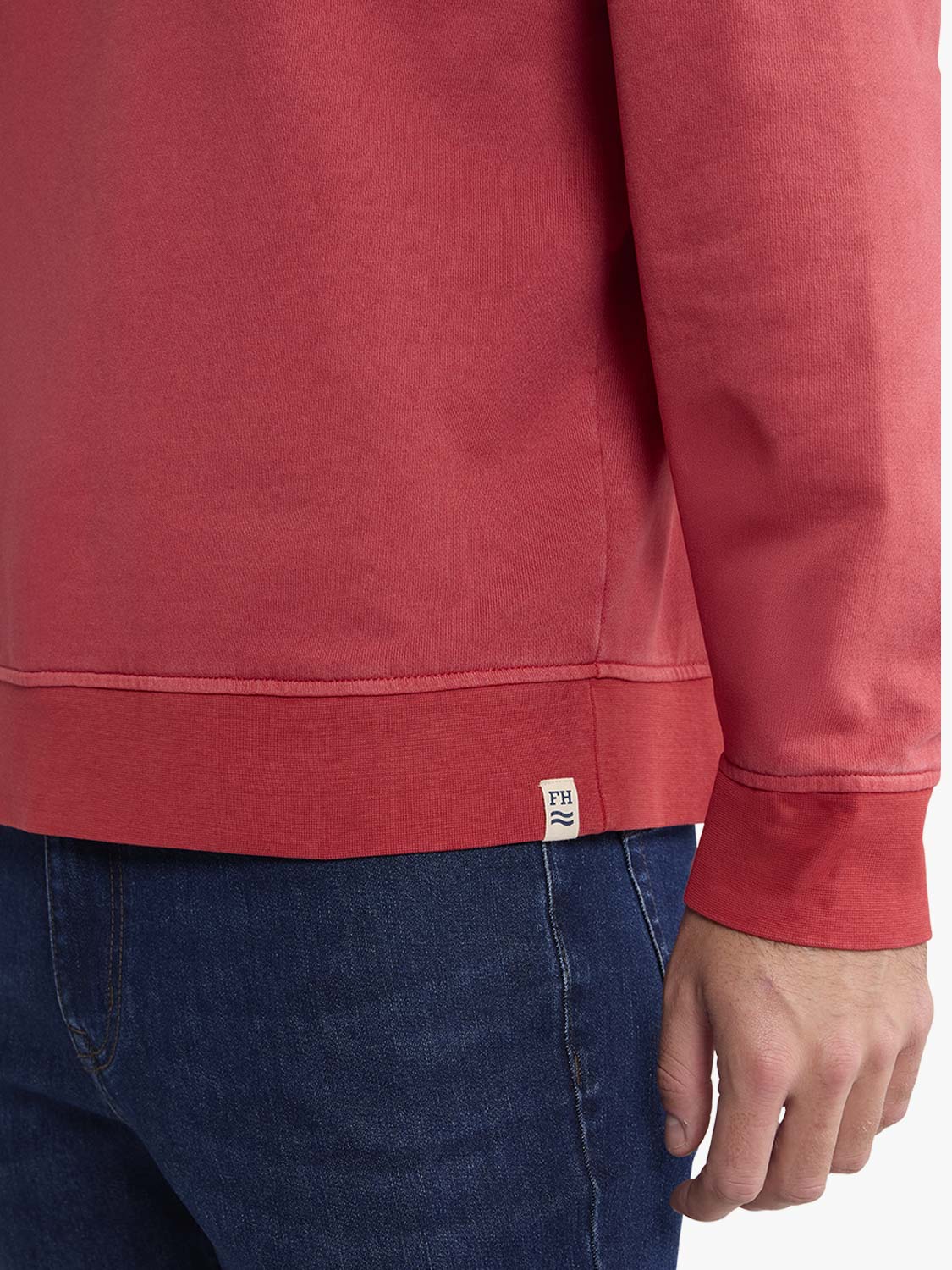 Fair Harbor Saltaire Crewneck - Nautical Red