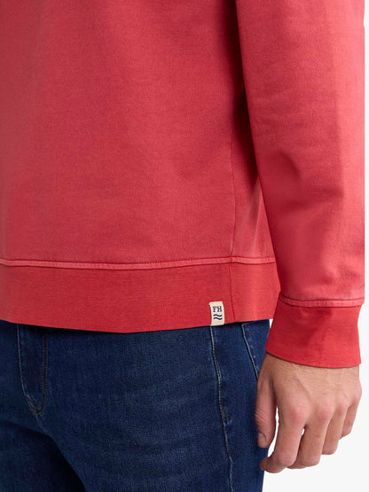 Fair Harbor Saltaire Crewneck - Nautical Red