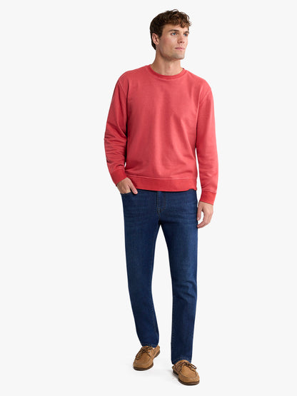 Fair Harbor Saltaire Crewneck - Nautical Red