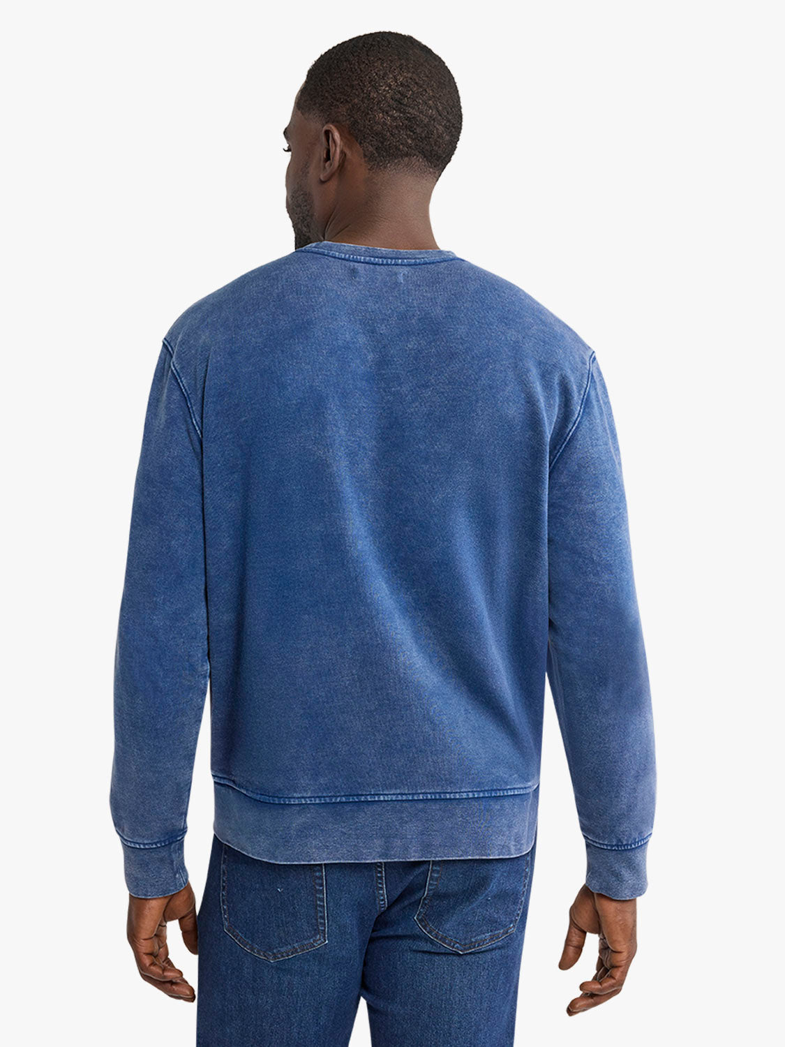 Fair Harbor Saltaire Graphic Crewneck - Navy FH Surfboard