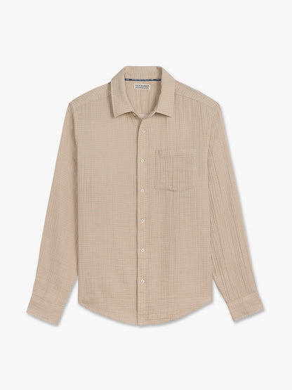 Fair Harbor Oceanfront Shirt - Shell