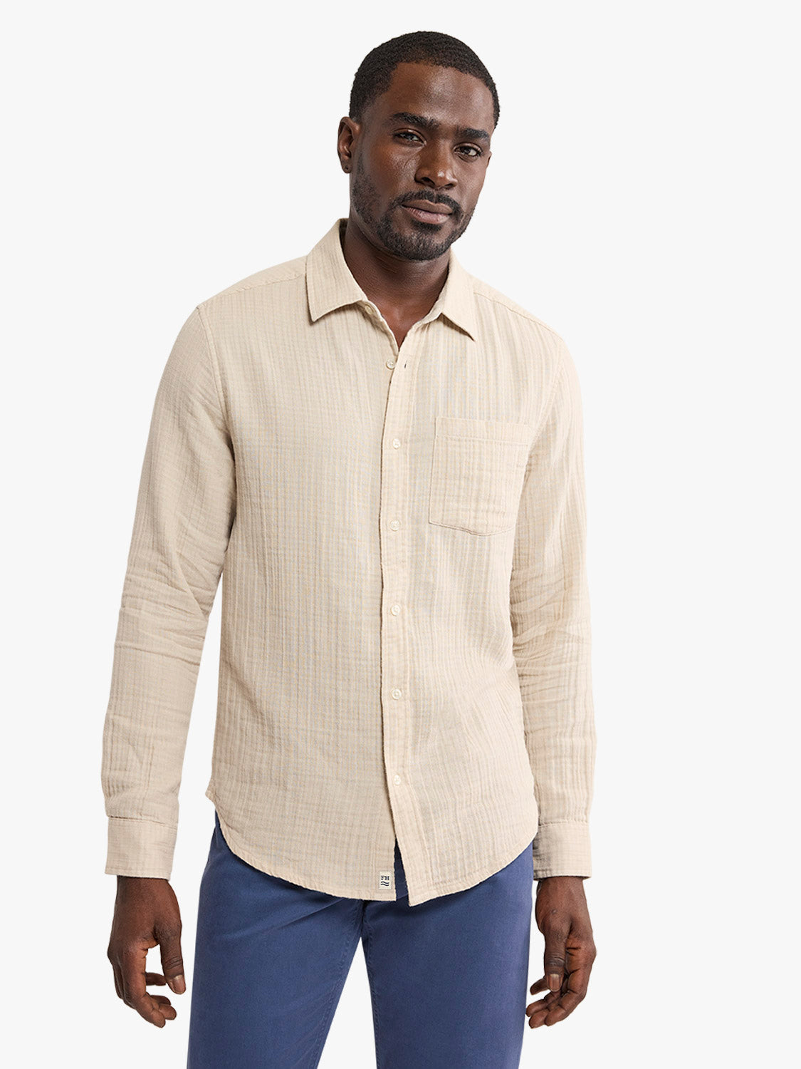 Fair Harbor Oceanfront Shirt - Shell