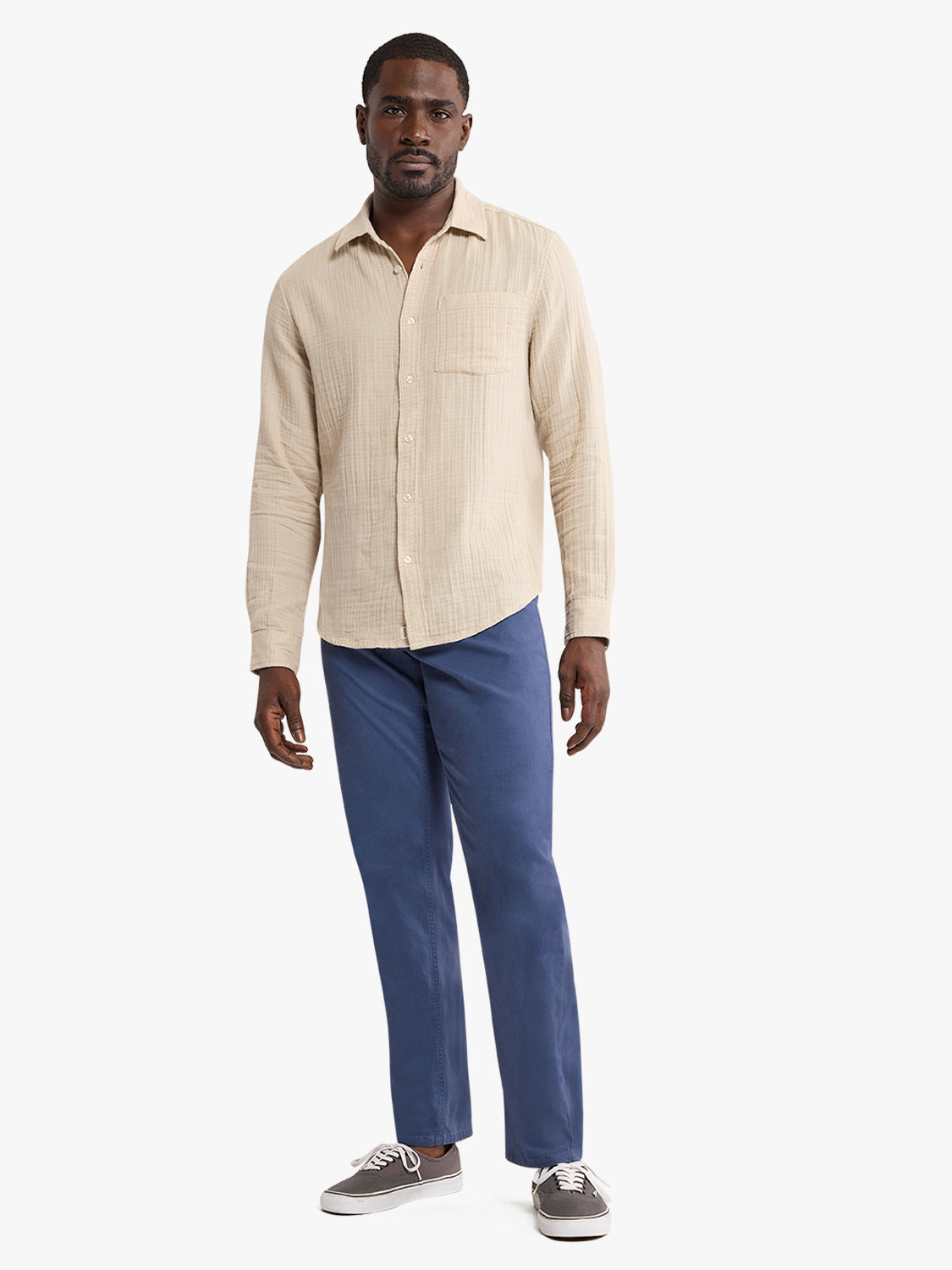 Fair Harbor Oceanfront Shirt - Shell