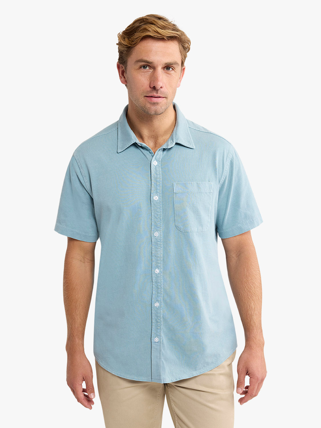 Fair Harbor Saltaire Shirt - Bay Blue