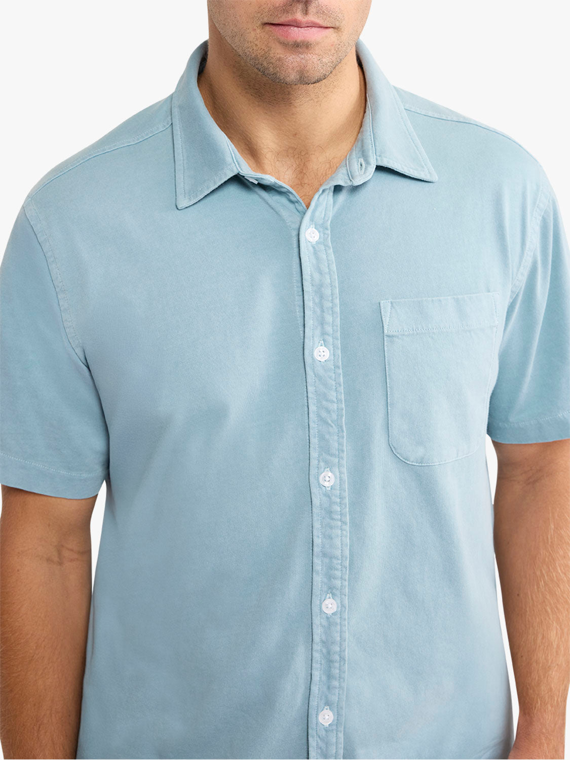Fair Harbor Saltaire Shirt - Bay Blue