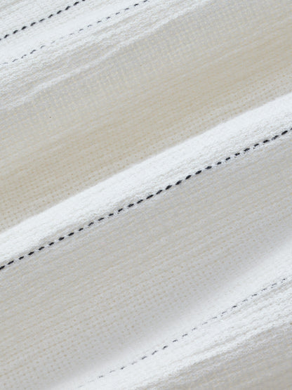 Fair Harbor Oasis Textured Shirt - Shell Stripe