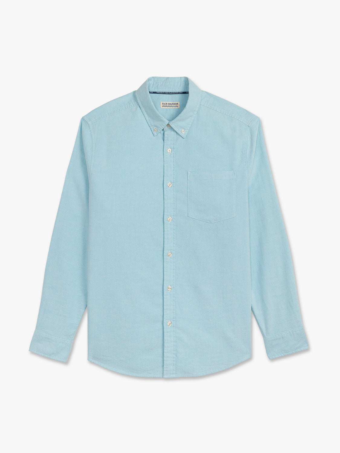 Fair Harbor Salty Oxford Shirt - Bay Blue