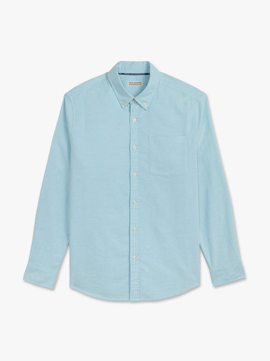 Fair Harbor Salty Oxford Shirt - Bay Blue