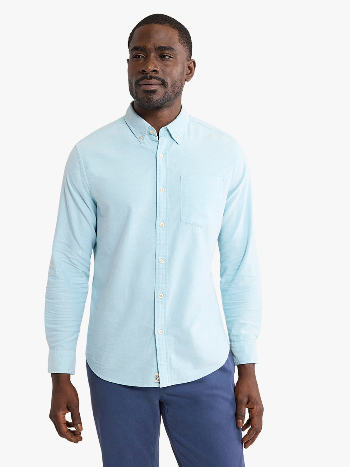 Fair Harbor Salty Oxford Shirt - Bay Blue