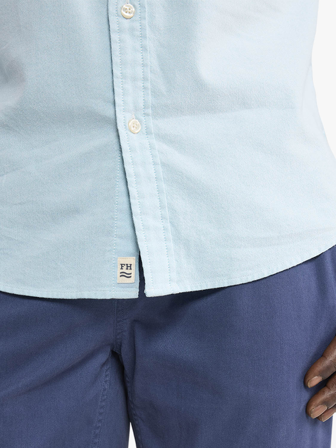Fair Harbor Salty Oxford Shirt - Bay Blue