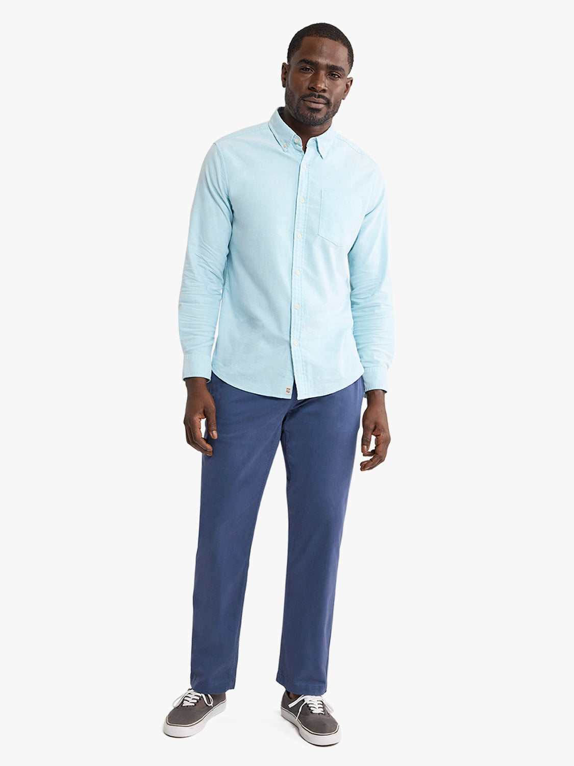 Fair Harbor Salty Oxford Shirt - Bay Blue