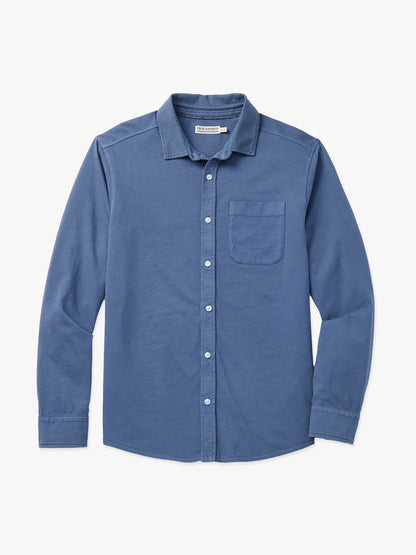 Fair Harbor Saltaire Long-Sleeve Shirt - Navy