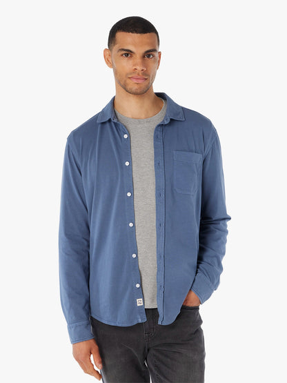 Fair Harbor Saltaire Long-Sleeve Shirt - Navy