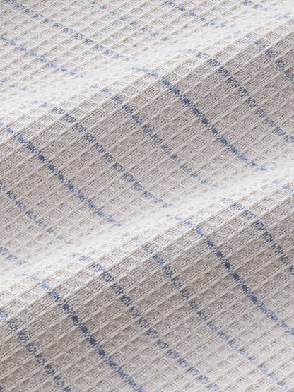 Fair Harbor Oasis Textured Shirt - Beachwood Stripe