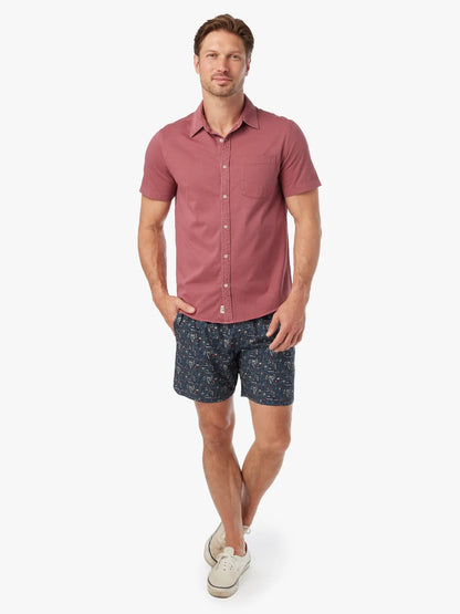 Fair Harbor Saltaire Shirt - Red