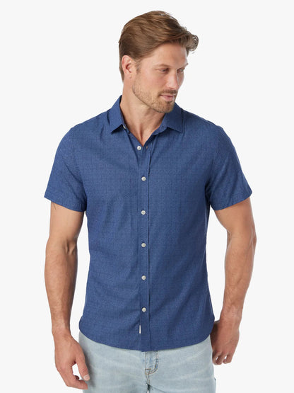 Fair Harbor Windward Shirt - Navy Shibori