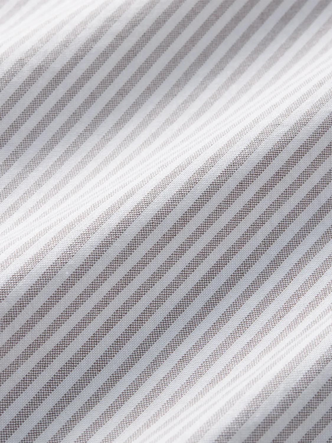 Fair Harbor Salty Oxford Shirt - Oak Stripe