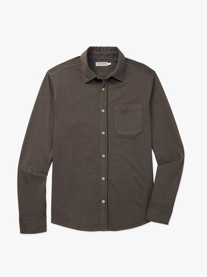 Fair Harbor Saltaire Long-Sleeve Shirt - Black