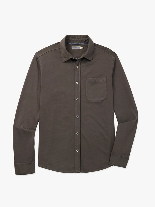 Fair Harbor Saltaire Long-Sleeve Shirt - Black