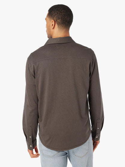 Fair Harbor Saltaire Long-Sleeve Shirt - Black