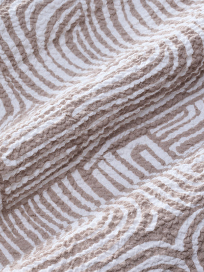 Fair Harbor Castaway Textured Camp Shirt - Wavy Sands
