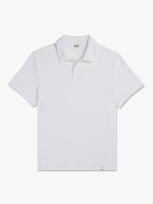 Fair Harbor Ravello Terry Polo - White
