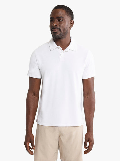 Fair Harbor Ravello Terry Polo - White
