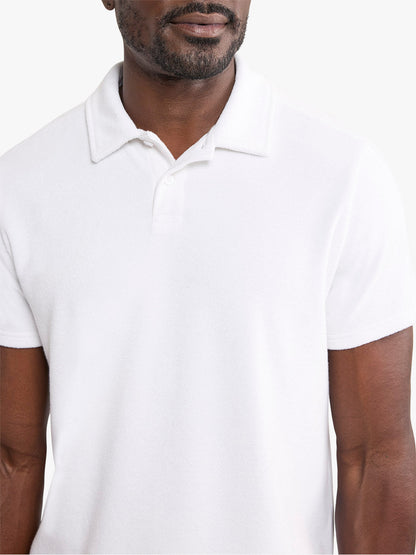 Fair Harbor Ravello Terry Polo - White