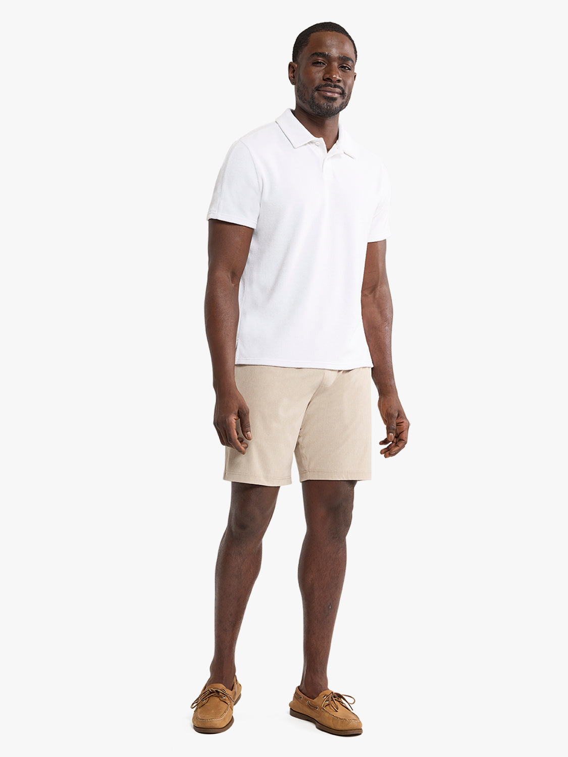 Fair Harbor Ravello Terry Polo - White
