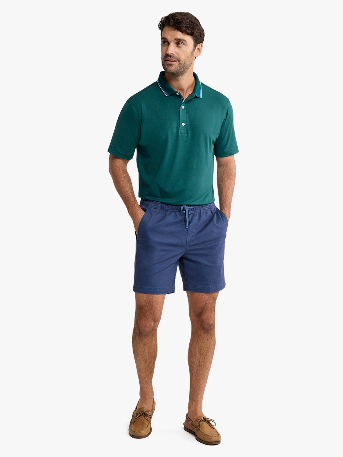 Fair Harbor Pique Polo - Fairway Green