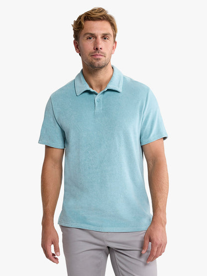 Fair Harbor Ravello Terry Polo - Bay Blue