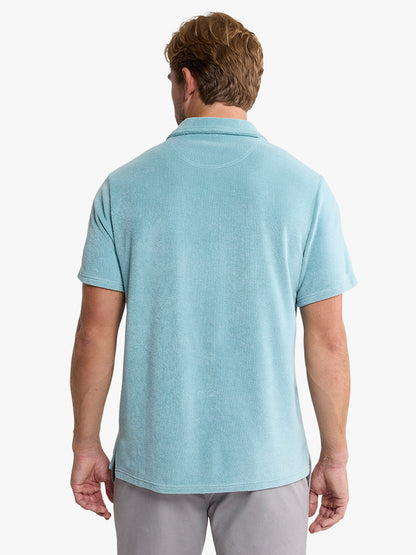 Fair Harbor Ravello Terry Polo - Bay Blue