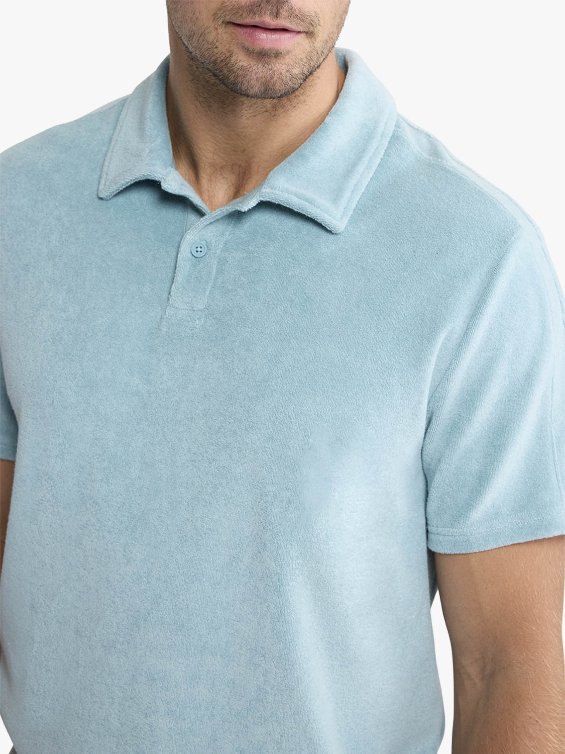 Fair Harbor Ravello Terry Polo - Bay Blue
