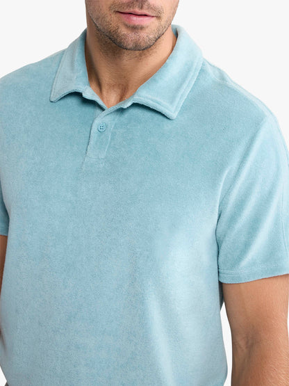 Fair Harbor Ravello Terry Polo - Bay Blue