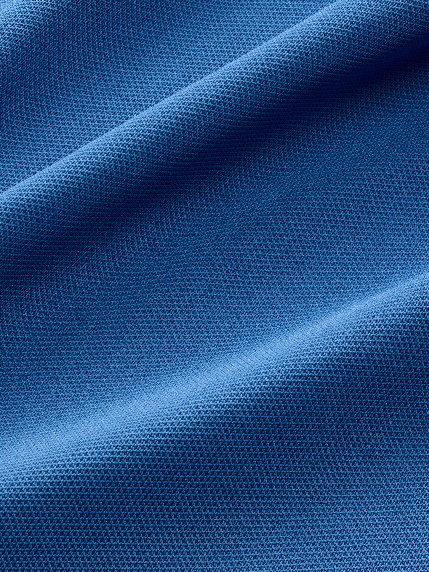 Fair Harbor Pique Polo - Ocean Blue