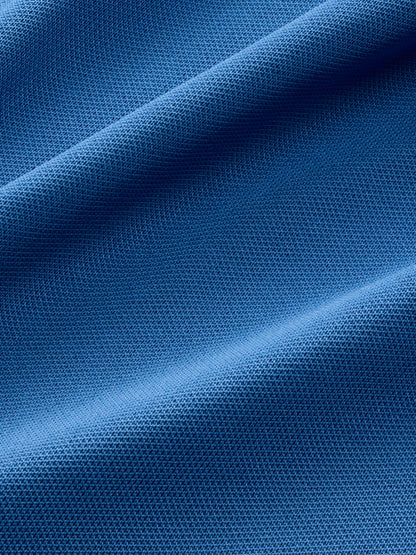 Fair Harbor Pique Polo - Ocean Blue