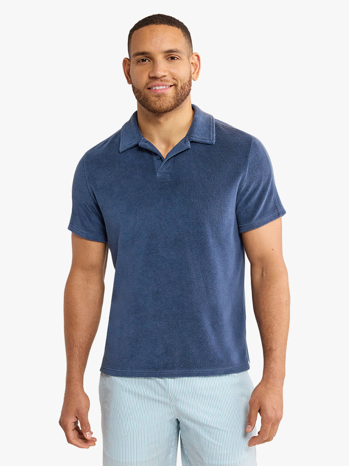 Fair Harbor Ravello Terry Polo - Navy