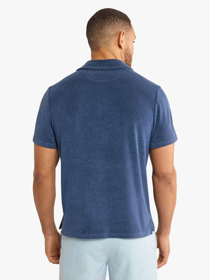 Fair Harbor Ravello Terry Polo - Navy