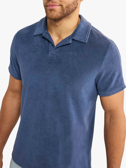 Fair Harbor Ravello Terry Polo - Navy