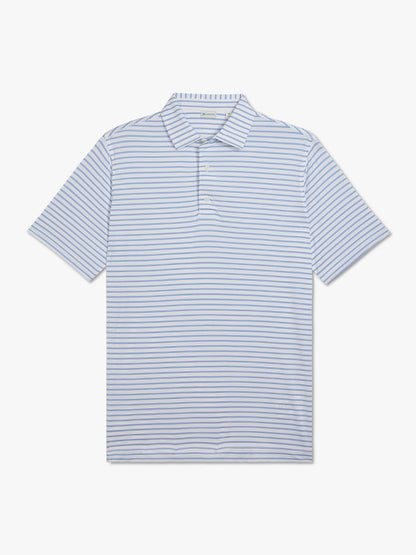 Fair Harbor Lisle Polo - Coastal Blue Stripe