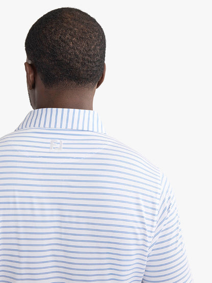 Fair Harbor Lisle Polo - Coastal Blue Stripe