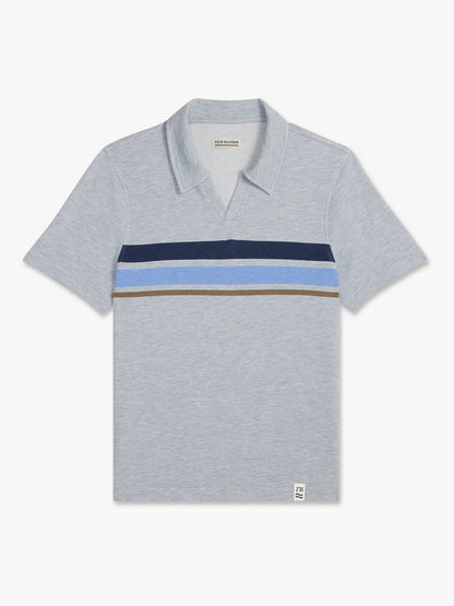 Fair Harbor Tailwind Polo - Heather Grey