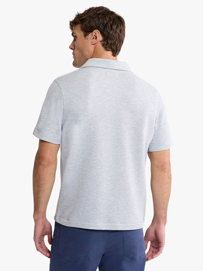 Fair Harbor Tailwind Polo - Heather Grey