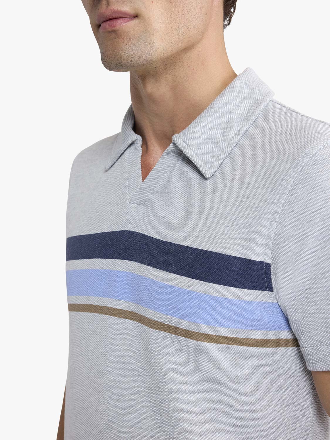 Fair Harbor Tailwind Polo - Heather Grey