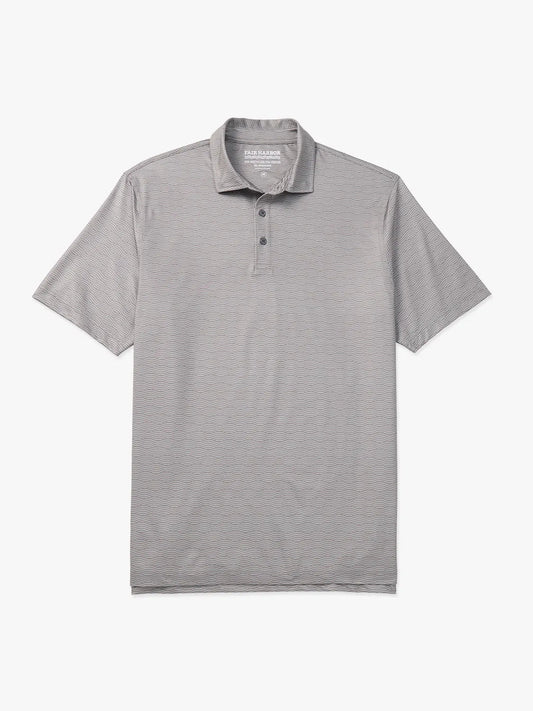 Fair Harbor Compass Polo - Olive Waves